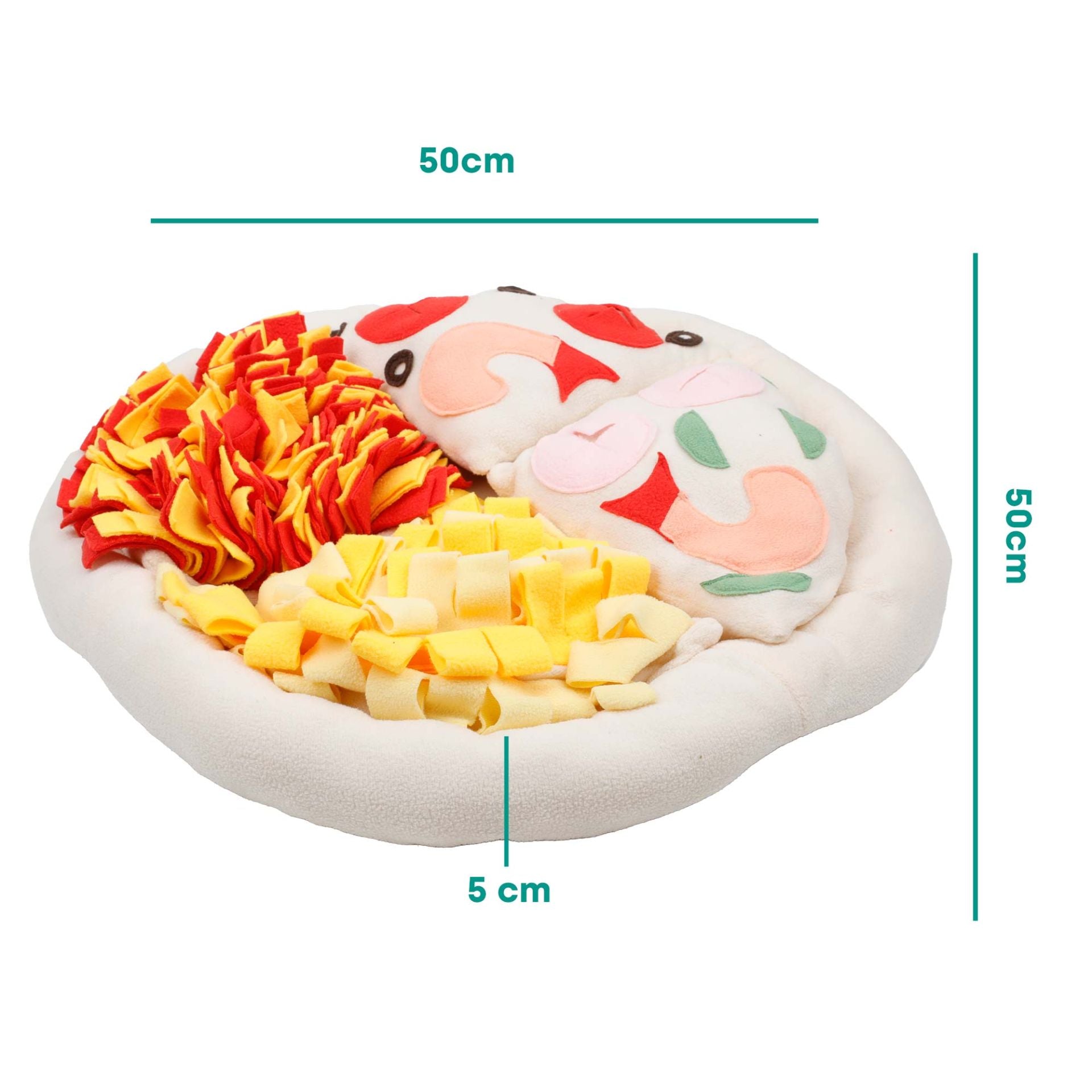 Alfombrilla para olfatear para perros Pizza