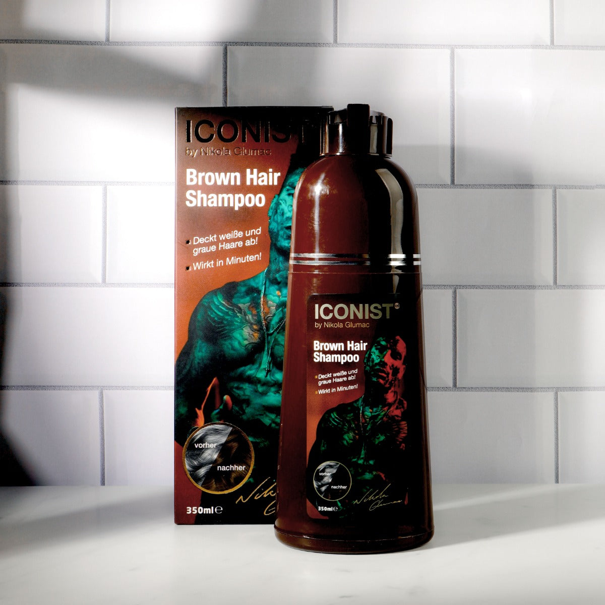 Champú para cabello castaño ICONIST de Nikola Glumac