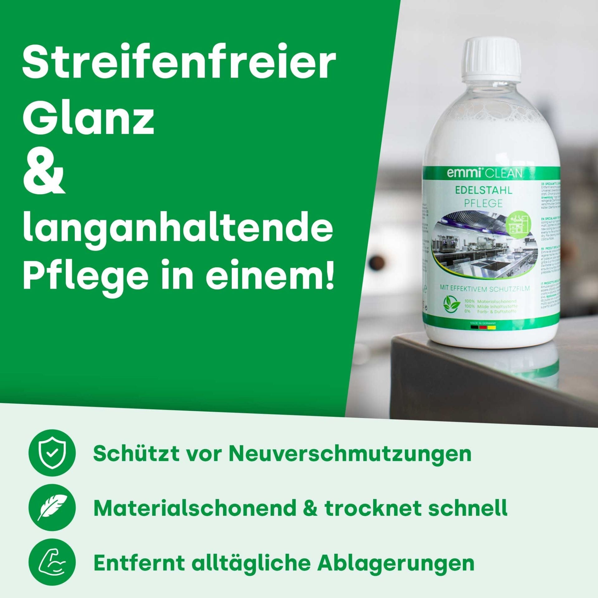 Edelstahl Pflege & Reiniger 500ml