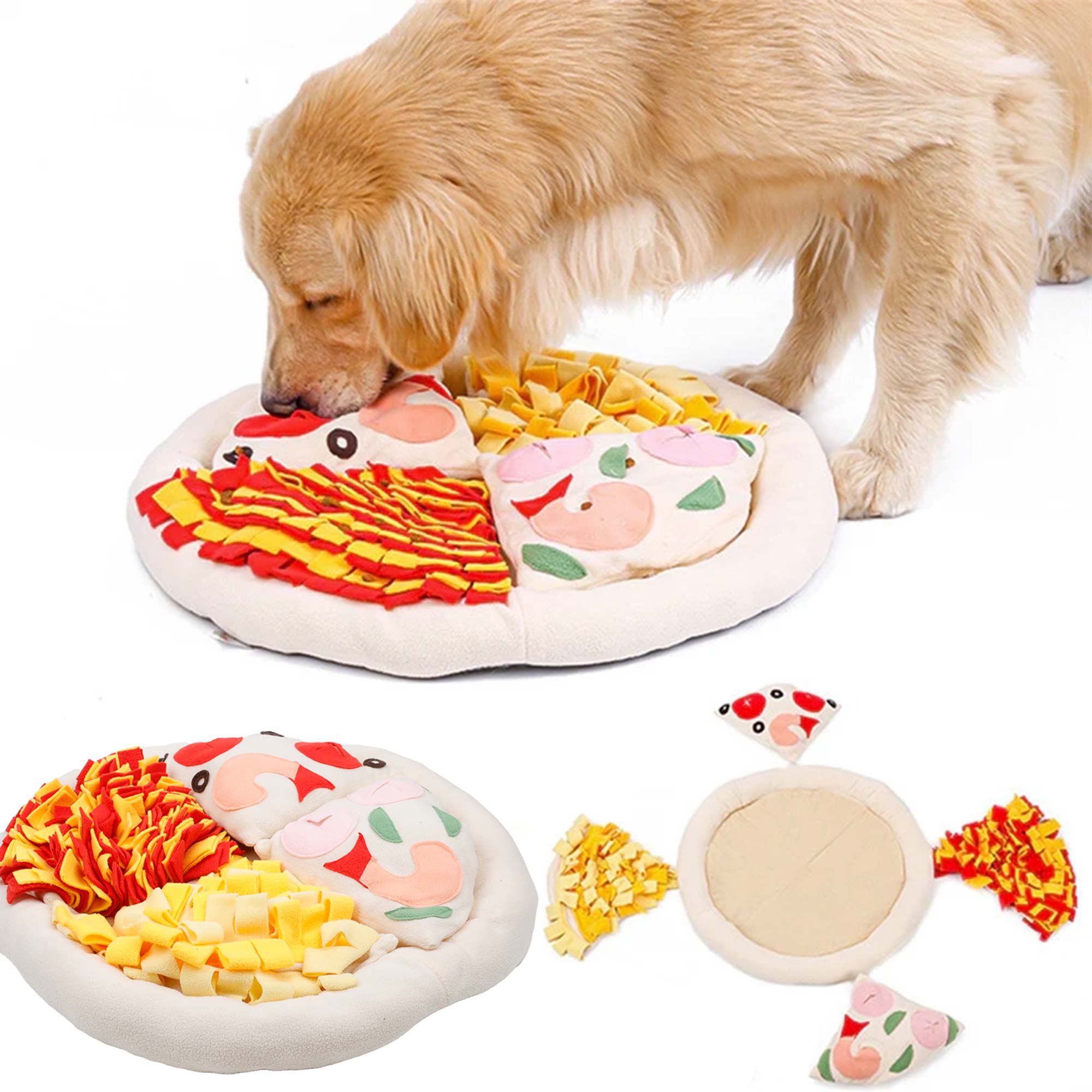 Tapis de reniflage pour chiens Pizza